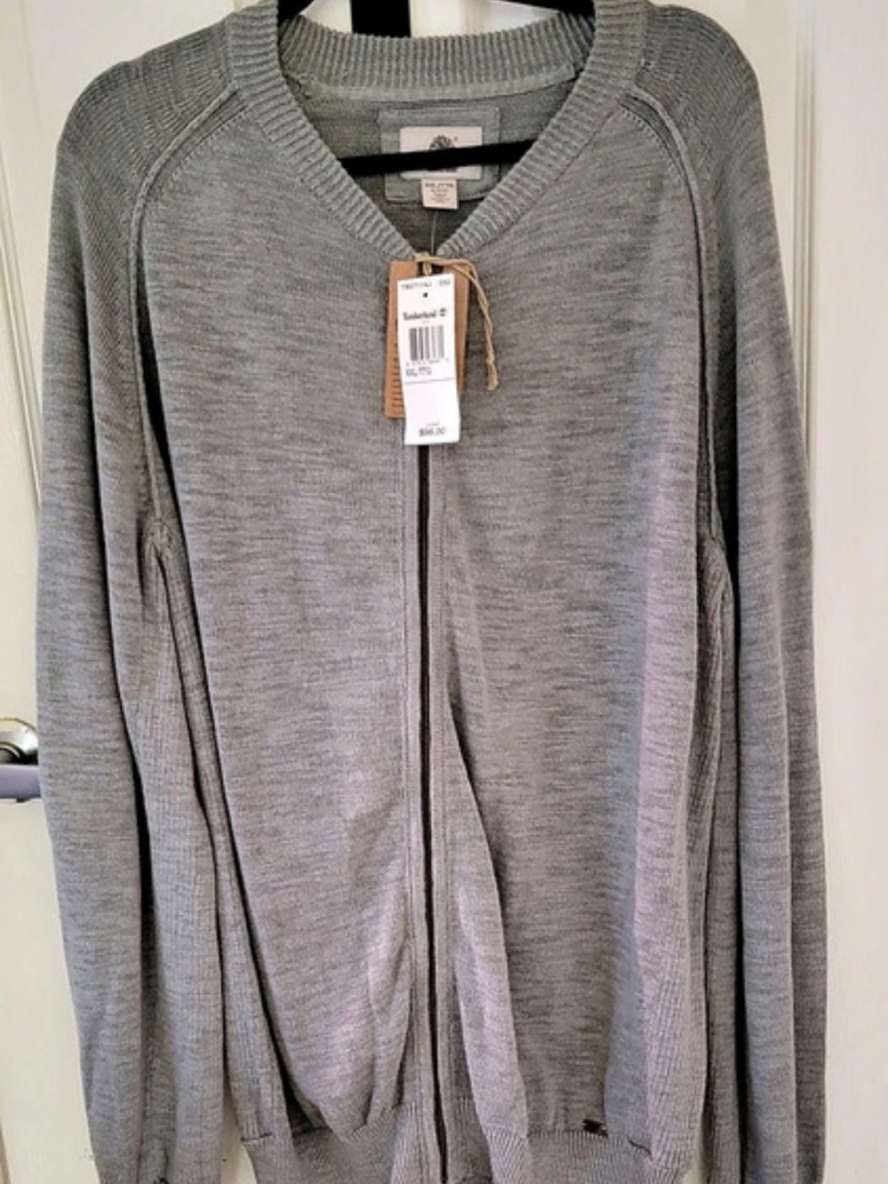 Timberland Gray Knit Sweater Size XX-Large NWT
